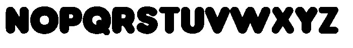 Choco Sans O Font UPPERCASE