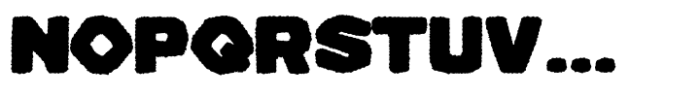 Chocomo Curvy Rounded Font UPPERCASE