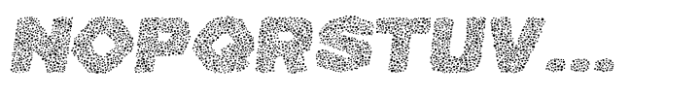 Chocomo Mottle Italic Rough Font LOWERCASE