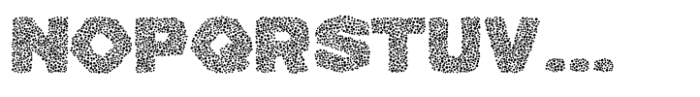 Chocomo Mottle Font LOWERCASE