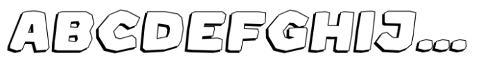 Chocomo Shadow Italic Font