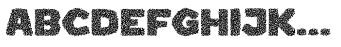 Chocomo Speckle Font UPPERCASE