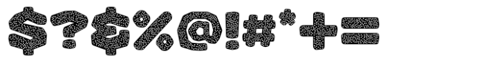 Chocomo Sprinkle Rounded Font OTHER CHARS