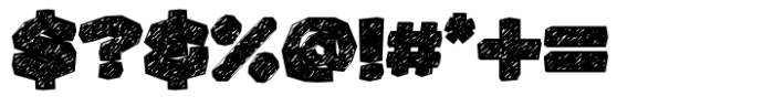Chocomo Sprinkle Sketch Outline Font OTHER CHARS
