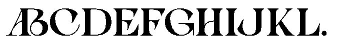 Choga Regular Font UPPERCASE