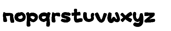 Choiys Cuke Font LOWERCASE