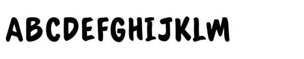 Choky Korn Regular Font UPPERCASE
