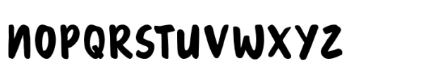 Choky Korn Regular Font UPPERCASE