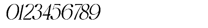 Cholmex Oblique Font OTHER CHARS