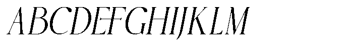 Cholmex Oblique Font UPPERCASE