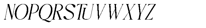 Cholmex Oblique Font UPPERCASE