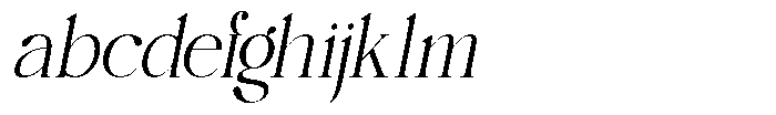 Cholmex Oblique FONT