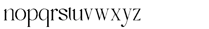Cholmex Regular Font LOWERCASE