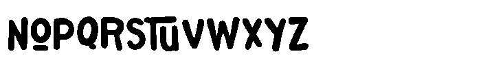 Cholo Rhita Font LOWERCASE