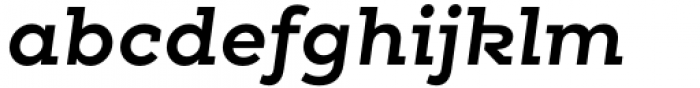 Chom Bold Italic Font LOWERCASE