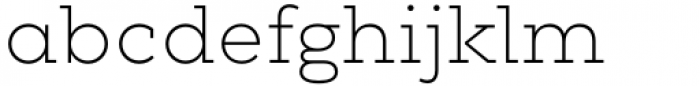 Chom Extra Light Font LOWERCASE