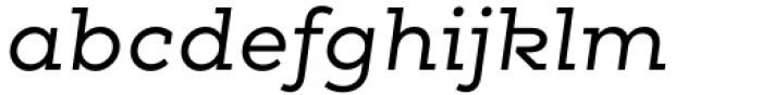 Chom Italic Font LOWERCASE