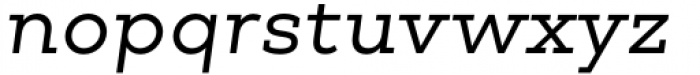 Chom Italic Font LOWERCASE