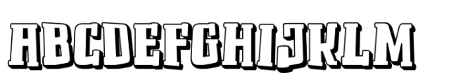 Chomixi Shadow Font UPPERCASE