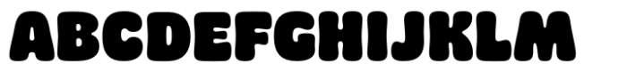 Chomp Regular Font UPPERCASE
