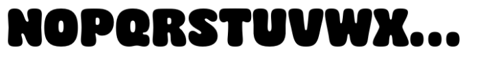 Chomp Regular Font UPPERCASE