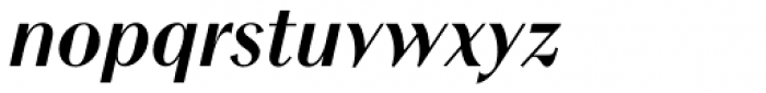 Chong Modern Pro Bold Italic Font LOWERCASE