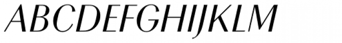 Chong Modern Pro Italic Font UPPERCASE