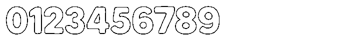 Chonk Outlined Font OTHER CHARS