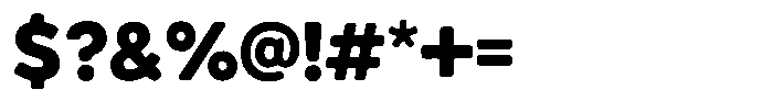 Chonk Regular Font OTHER CHARS