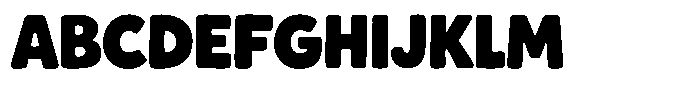 Chonk Regular Font UPPERCASE
