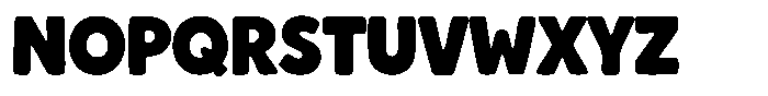 Chonk Regular Font UPPERCASE