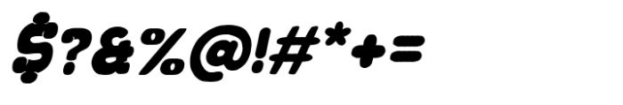 Chonkiez Italic Font OTHER CHARS