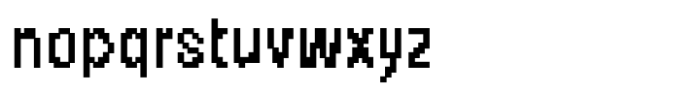 Chonky Bits Font Bold Font LOWERCASE