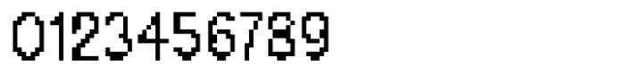 Chonky Bits Font Regular Font OTHER CHARS