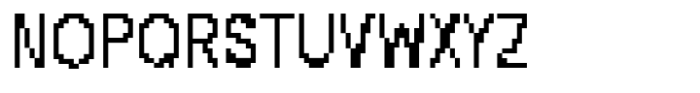 Chonky Bits Font Regular Font UPPERCASE