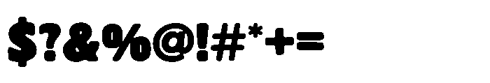 Chonky Kitty Font OTHER CHARS