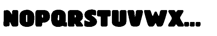 Chonky Kitty Font LOWERCASE