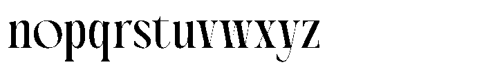Chonza Bularoi Regular Font LOWERCASE