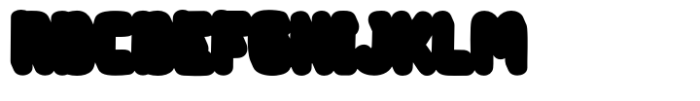 Chop Crap Extrude Font UPPERCASE
