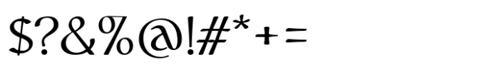 Chope Medium Font OTHER CHARS