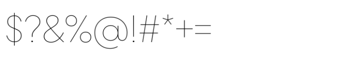 Chopin Extra Light Font OTHER CHARS