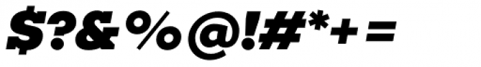 Choplin Extra Bold Italic Font OTHER CHARS