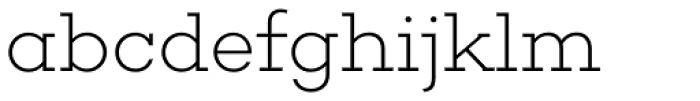 Choplin Extra Light Font LOWERCASE