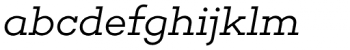 Choplin Light Italic Font LOWERCASE