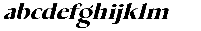 Choppin Serif Black Italic Expanded FONT