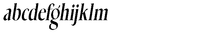 Choppin Serif Bold Italic Condensed FONT