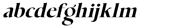 Choppin Serif Extra Bold Italic Semi Expanded FONT