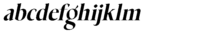 Choppin Serif Extra Bold Italic FONT