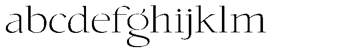 Choppin Serif Extra Light Expanded FONT