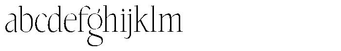 Choppin Serif Extra Light Semi Condensed FONT